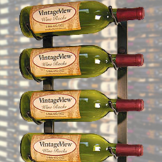 VintageView 4 Wall Mounted Wine Racks