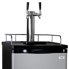 Dual Faucet Two Product Kegerators