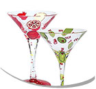 Martini Glassware & Accessories