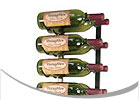 VintageView VintageView 4� Wall Mounted Wine Racks